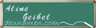 Aline Geibel Visitenkarte